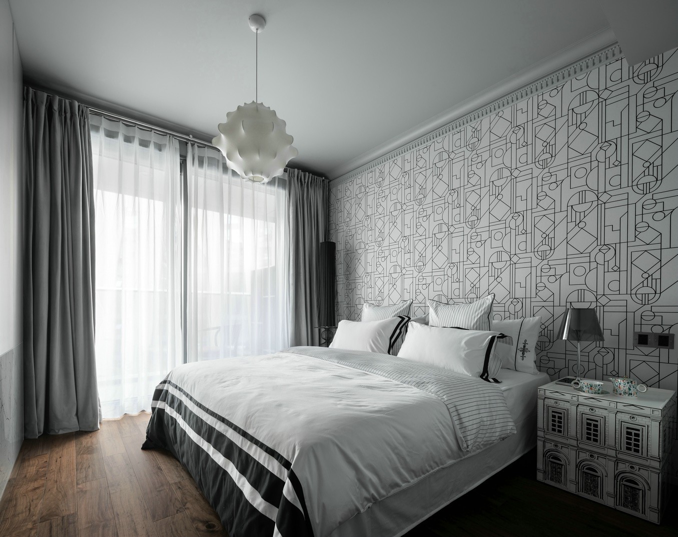 法式轻奢风格家装设计室内装修效果图-卧室 法式轻奢风格家装设计室内装修效果图-卧室