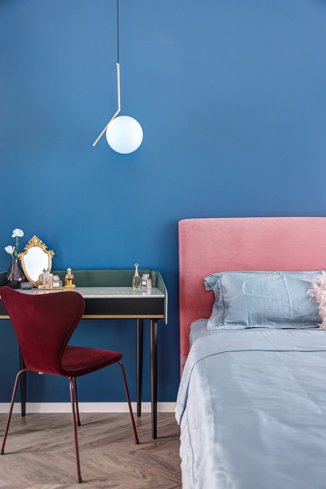 法式风格家装设计室内装修效果图-卧室 法式风格家装设计室内装修效果图-卧室